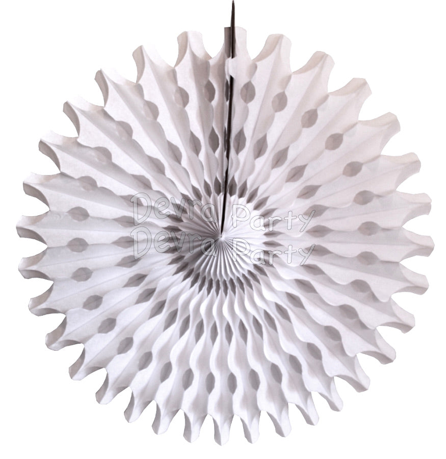 Tissue Paper Fan (Multiple Sizes & Colors)